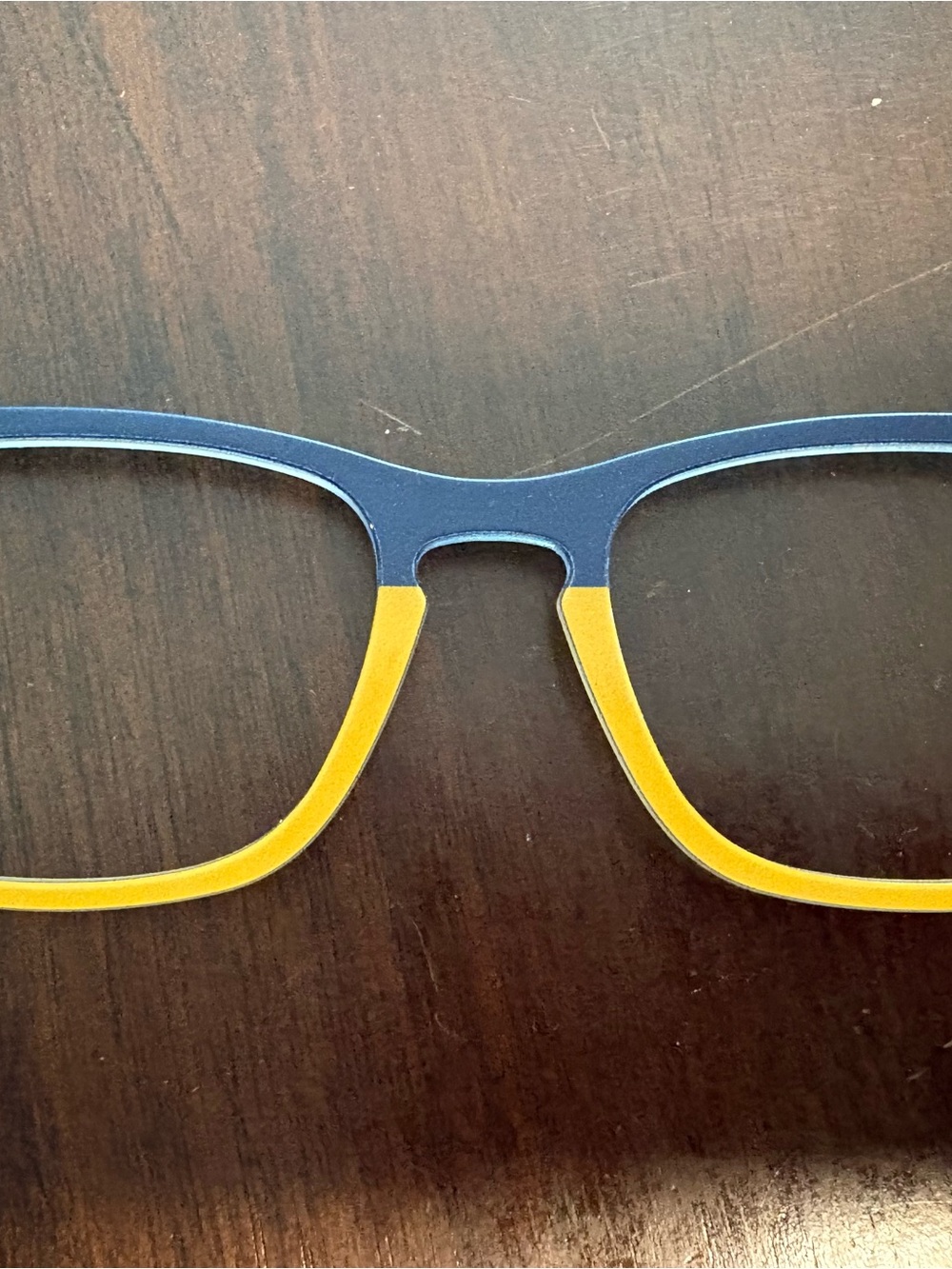 Nashville Predators Blue and Yellow Eyeglass Frame